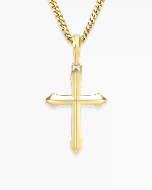 Architectural Cross Pendant