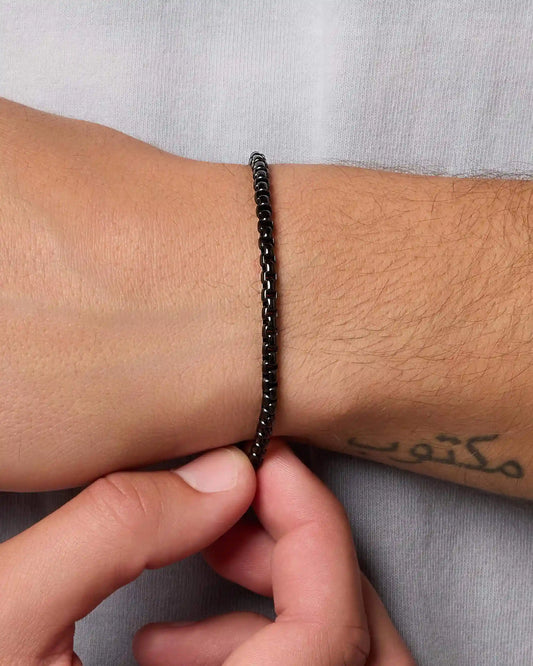 Round Box Bracelet 4mm